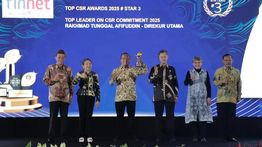 Anak Usaha Telkom, Finnet Indonesia Raih Penghargaan Top CSR Awards 2025