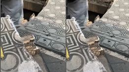 VIDEO: Penutup Gorong-gorong Hancur di Jatinegara, Disangka dari Beton Ternyata Bahannya Bikin Syok