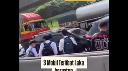 Kecelakaan Beruntun di Tol Cikampek, Lalin Macet