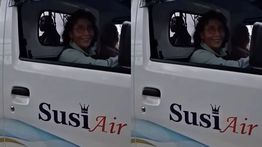 Lama Tak Muncul di Publik, Susi Pudjiastuti Kini Nyetir Pick Up