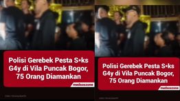 Pesta Gay di Puncak Bogor Digerebek Polisi, 75 Pria Ber-KTP Jakarta dan Bekasi