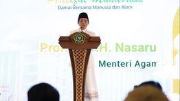 Pesan Menag pada Peserta Nikah Masal di Istiqlal