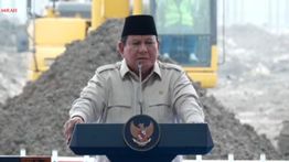 Prabowo Resmikan Pembangunan Proyek Ekosistem Baterai Kendaraan Listrik Terintegrasi