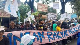 Warga Demo di Balai Kota DKI, Tuntut Reforma Agraria Perkotaan