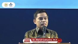 KPK Tetapkan Eks Sekjen MPR Ma'ruf Cahyono jadi Tersangka