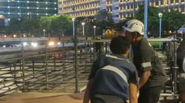 Pemasangan Panggung Car Free Night di Bundaran HI Bikin Macet Jakarta