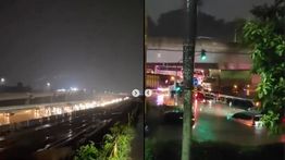 Hujan Deras Rendam Jalan Tol Baru Burangkeng dan Lampu Merah Delta Mas Bekasi