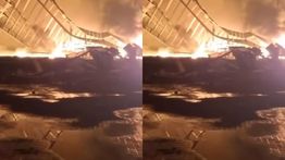Pabrik Sepatu PT Dwi Sentosa, Ngawi Terbakar