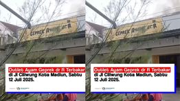 Kebakaran Hantam Rumah Makan Ayam Geprek dr R di Madiun