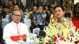 Gibran Hadir di Perayaan Ulang Tahun ke-75 Kardinal Ignatius Suharyo