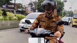 Wakil Wali Kota Serang Ditilang karena Bonceng Anak Tanpa Helm
