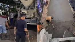 Ketua RT Usia 19 Tahun di Jakarta Utara Bikin Gebrakan, Jalan Rusak Langsung Dicor