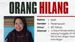 Lansia Wanita 85 Tahun Asal Bogor Menghilang, Pergi Tanpa Pamit
