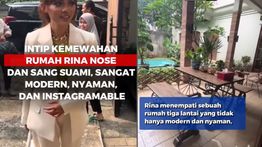 VIDEO: Mewahnya Rumah Rina Nose Bikin Takjub Isinya