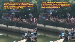 Mayat Mengambang di Sungai Cisadane Gegerkan Warga Tangsel