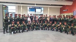 450 Personel TNI Kontingen Patriot II Disambut Upacara Khusus Usai Tampil di Bastille Day Prancis