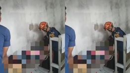 VIDEO: Lansia Kritis Kena Stroke, Warga Minta Tolong Damkar Evakuasi