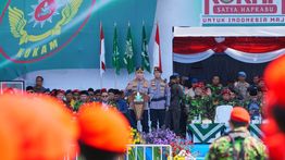 Kapolri Pimpin Apel Akbar Kokam Pemuda Muhammadiyah, Sinergi Wujudkan Ketahanan Pangan