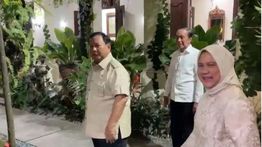 Prabowo Sambangi Rumah Jokowi di Solo
