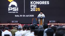 Pesan Prabowo ke PSI: Harus Hasilkan Tokoh-Tokoh Pejuang