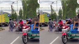 VIDEO: Pria Berbaju Putih Meregang Nyawa Usai Dihantam Kendaraan