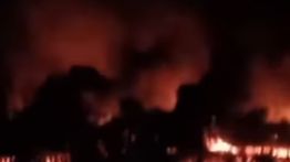 VIDEO: Ngerinya Kebakaran Hantam Pabrik di Padalarang