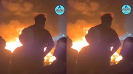 Kebakaran Melanda Kawasan Pelabuhan Kalibaru Jakarta Utara
