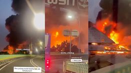 Taman Puring Kebakaran, Penumpang TransJakarta Rute Tendean–Puri Beta Terjebak di Jalur Layang