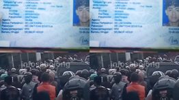Sosok Pemotor Tewas di Bojongsari Depok Sore Ini