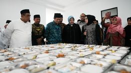 Dapur Makan Bergizi Gratis Pertama di Bone Diresmikan, Layani Ribuan Santri Pesantren