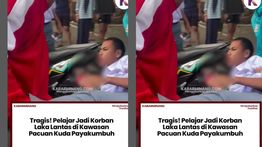 Pelajar Terkapar Usai Kecelakaan Mengerikan