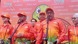 Pramono dan Rano Buka Pameran FLONA Jakarta 2025, Digelar di Lapangan Banteng