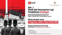 War Tiket Tambahan Undangan Upacara HUT Ke-80 RI di Istana Diserbu 142 Ribu Pengguna