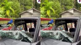 Suzuki Escudo Hantam Rumah Warga, Sopir Tewas Mengenaskan Pagi Ini di Agam