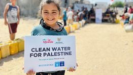 BAZNAS RI Bersama Le Minerale Salurkan 224.000 Liter Air Bersih untuk Warga Gaza