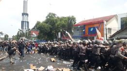 Polresta Pati Amankan 11 Terduga Provokator Usai Unjuk Rasa Ricuh