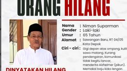 Pria Depok Menghilang Sejak 3 Mei 2025