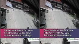 Livina Dihantam Kereta Api di Deli Serdang, 1 Orang Tewas
