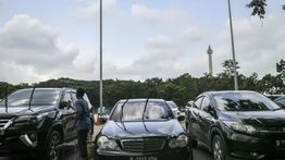 Dishub DKI Sediakan Puluhan Kantong Parkir di Sekitar Monas untuk Perayaan HUT ke-80 RI