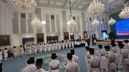 Istana Kukuhkan Paskibraka HUT ke-80 RI, 76 Putra-Putri Terbaik Siap Jalankan Tugas