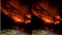 Beredar Video Kebakaran Hebat Hantam Pangururan Samosir