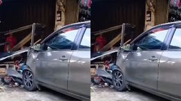 Mobil Ringsek Usai Tabrak Warung di Sukabumi, Satu Orang Dilarikan ke RS