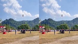Siswa SD di Lampung Panjat Tiang 12 Meter Selamatkan Jalannya Upacara Kemerdekaan