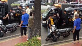 Pengendara Motor Terkapar Usai Terlibat Kecelakaan di Serpong Utara