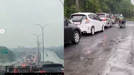 Hujan Sejak Pagi Hari, Depok Macet Total