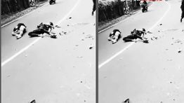 VIDEO: Sejoli Meregang Nyawa Usai Hantam Drump Truk di Jalur Wisata Prigen