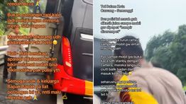 Tak Dikasih Jalan, Rombongan Polisi Tegur Pengendara Mobil