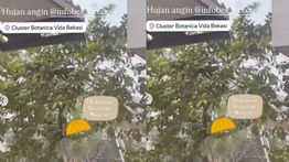 Bekasi Dihantam Hujan Angin