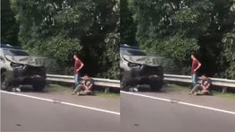Mobil Ringsek Kecelakaan di Tol Jagorawi KM 25 Arah Bogor