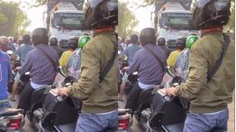 Pemotor Tewas Terlindas Truk di Cilincing Pagi Ini